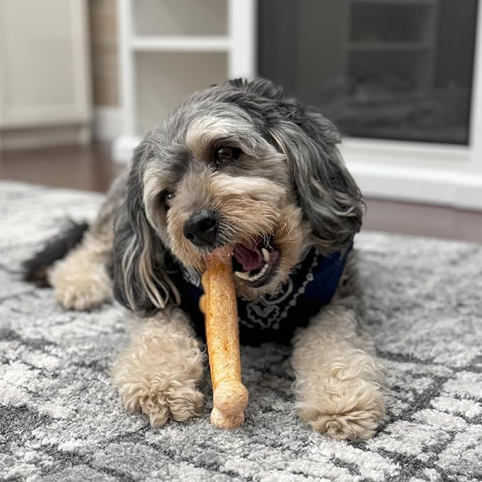 Fieldcrest Farms Nothin' to Hide Collagen-Based Dog Chews, Wishbone, Beef Flavor, Ultra-Premium, for Dogs Over 50lbs, Easily Digestible, Supports Skin, Coat, Joints & Muscles, 7-Inch, 2 Pieces