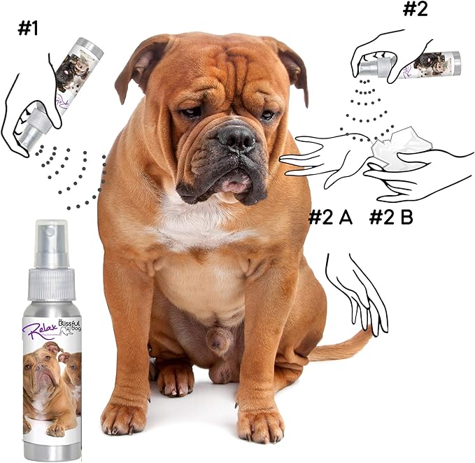 The Blissful Dog Olde English Bulldog Relax Aromatherapy Spray for Your Dog's Anxiety