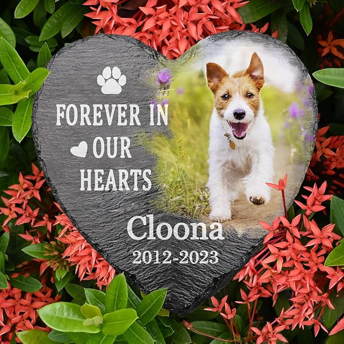 Pet Memorial Gifts, Personalized Dog Memorial Stone, Loss of Dog Sympathy Gifts, Dog Grave Stone, Pet Bereavement Gifts, Remembrance Gifts for Loss of Pet, Pet Memorial Stones