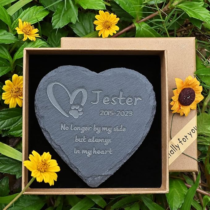 Memorial Stones Personalized, Pet Loss Gifts, Dog Memorial Gifts for Loss of Dog, Pet Memorial Gifts Cat, Dog Remembrance Gifts, Loss of Dog Sympathy Gift, Bereavement Gifts for Loss of Pet