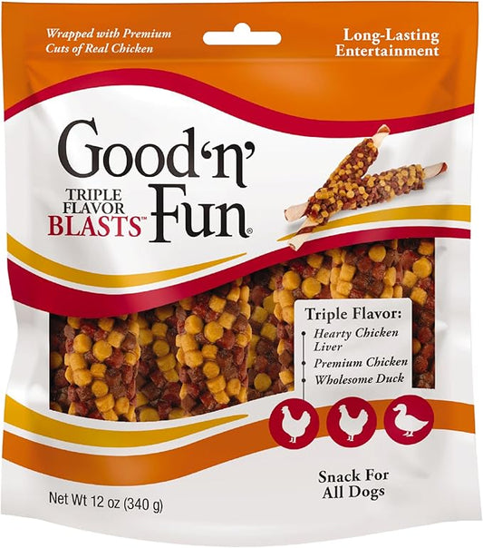 Good'n'Fun Gnf Triple Flavor Blasts 12 OZ - Pack of 1