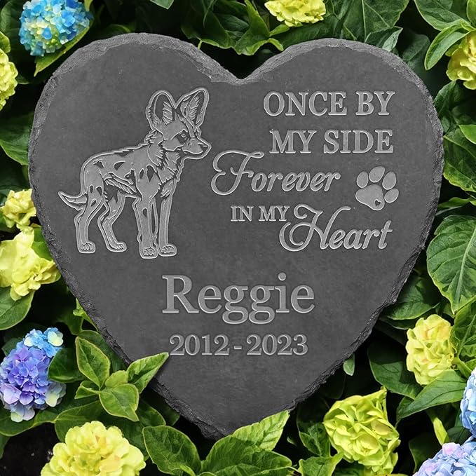 African Wild Memorial Gifts, African Wild Memorial Stone, African Wild Keepsake, in Loving Memory African Wild