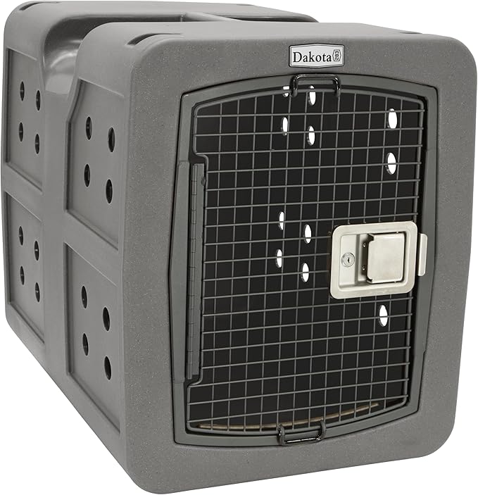 dakota283 Medium Kennel -Frame Door- Dark Granite