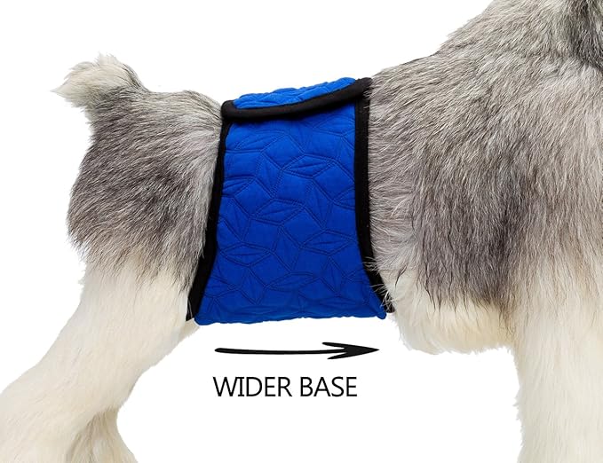 Mkono Male Dog Belly Band Wraps Washable Dog Diapers Male for Small and Medium Dogs (3 Pack), Waist 8.5 Inches to 13 Inches