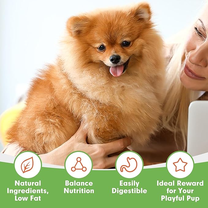 MON2SUN Rawhide Free Dog Treats Chicken Wrapped Cod Sticks for Small Dogs Healthy Training Treats Soft Snacks (14.11 Ounce -Pack of 2)