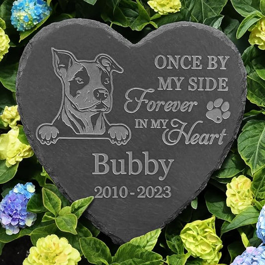 American Staffordshire Terrier Outdoor Memorial, American Staffordshire Terrier Tombstones, American Staffordshire Terrier Loss, American Staffordshire Terrier Memorial Keepsake