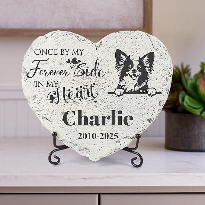 Personalized Dog Memorial Stone, Loss Gifts for Pet, Garden Stone, Pet Loss Gifts Cat Memorial Gifts, Cemetery Decorations, Grave Stone (Dog)