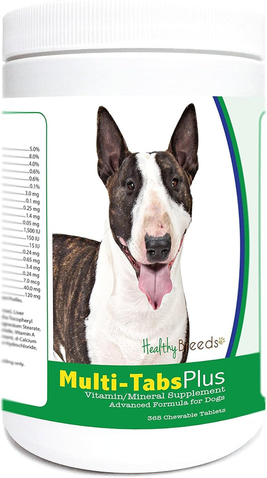 Healthy Breeds Miniature Bull Terrier Multi-Tabs Plus Chewable Tablets 365 Count