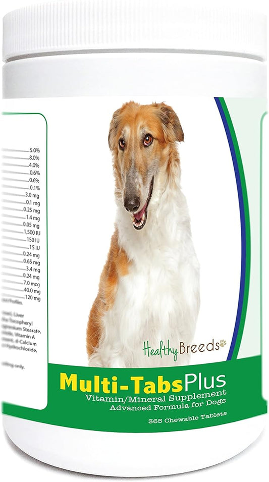 Healthy Breeds Borzois Multi-Tabs Plus Chewable Tablets 365 Count