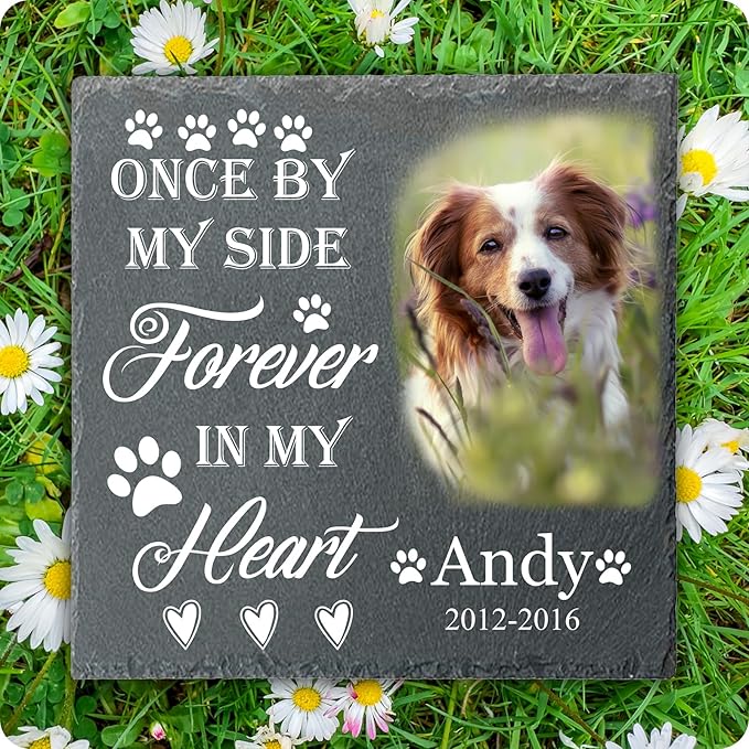 Memorial Gifts for Loss of Dog Custom Dog Memorial Stone, Pet Memorial Gifts, Pet Memorial Stones, Cemetery Decorations for Graves, Cat Memorial Gifts