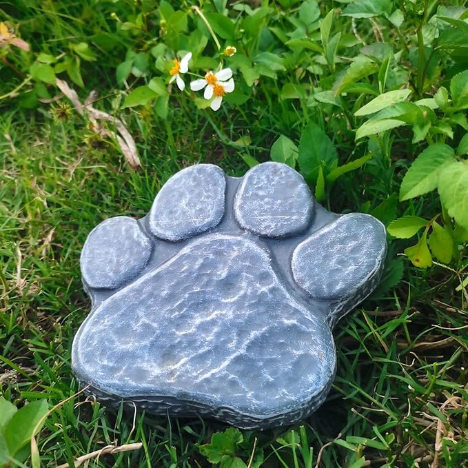 Personalized Dog Memorial Stones - Heartfelt Pet Memorial Stones for Dogs - Custom Dog Memorial Gifts - Eternal Garden Remembrance Stones for Beloved Pets - Engraved Sympathy Stones,Rock gray