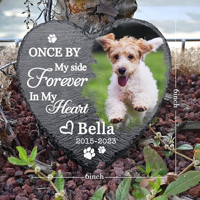 Loss of Pet Sympathy Gifts, Pet Memorial Stones for Dogs, Dog Headstone, Pet Grave Markers, in Memory of Dog Gifts, Pet Passed Away Gift Dog Cat, Pet Memorial Gifts, Pet Bereavement Gifts