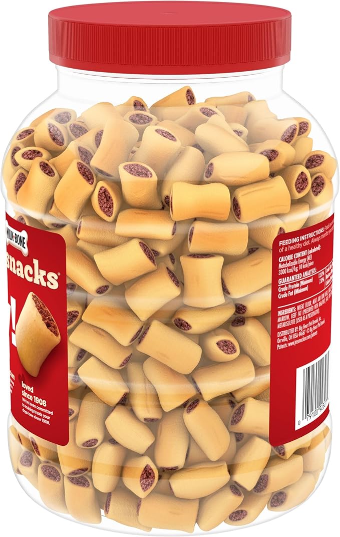 Milk-Bone MaroSnacks Dog Treats for Dogs of All Sizes, 40 Ounces (Pack of 2)