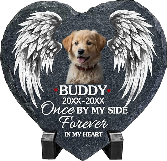 DIYKST Dog Memorial Gifts for Loss of Dog Sympathy Gift,Dog Memorial Stone,Pet Memorial Gifts,Pet Loss Gifts,Pet Memorial Stones for Dogs Cemetery Decorations for Grave,Cat Memorial (Memorial Gifts)