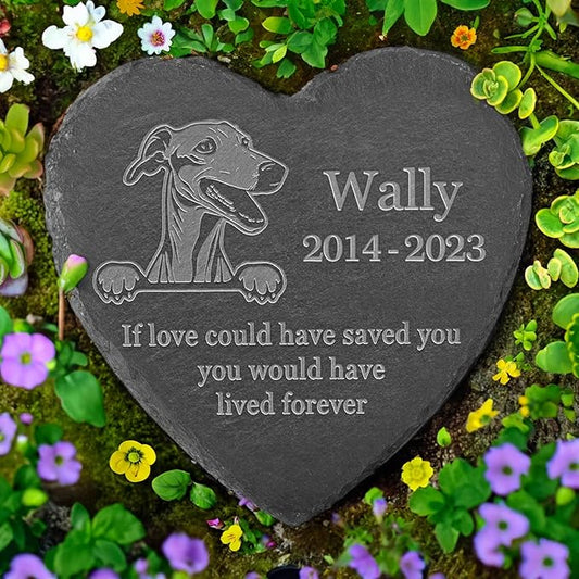 Personalized Greyhound Memorial, Greyhound Dog Memorial Stone, Loss of Greyhound, Greyhound Keepsake, in Loving Memory Greyhound