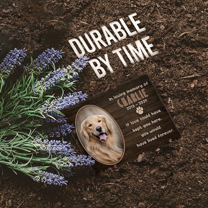 If Love Could Have Saved You Personalized Stepping Stones Outdoor - a Tribute to Beloved Pet, Cat, Dog Death - Sympathy Pet Memorial Stone for Loss of Dogs, Cats