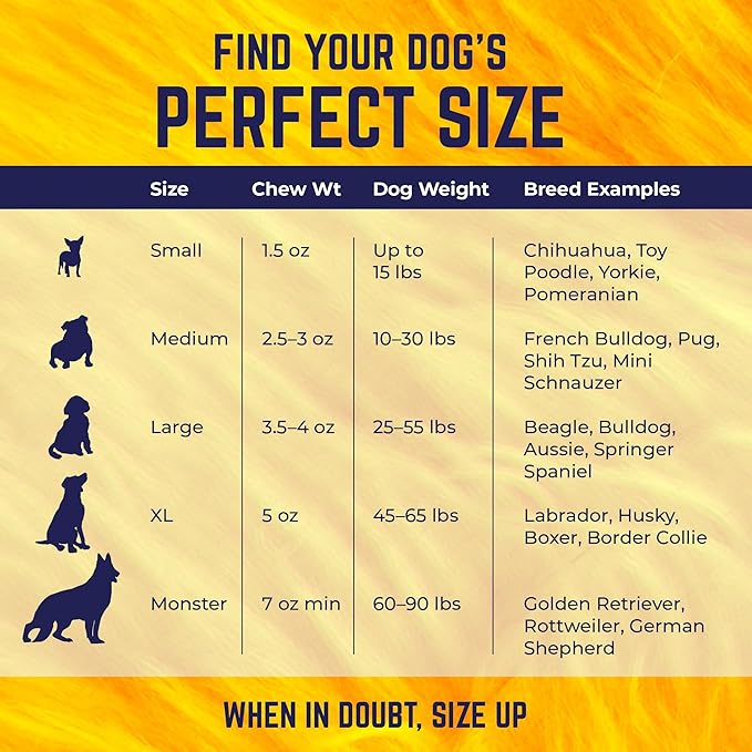 Devil Dog Pet Co - Yak Cheese Dog Chews XL 6 Pack for Aggressive Chewers - Odor-Free Long Lasting Himalayan Treats for Large Breeds 45-65 lbs, Natural 4-Ingredient Dental Enrichment & Anxiety Relief