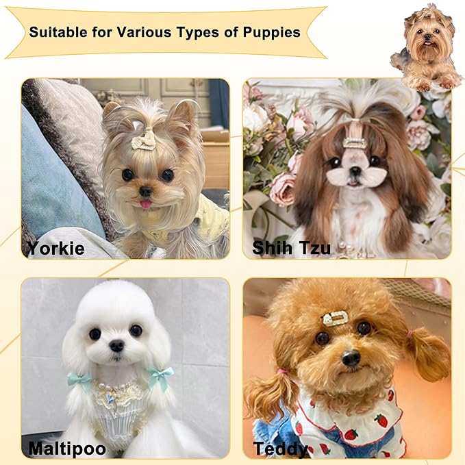 Cloud-Shaped Soft Bristle Puppy Brush for Small Dogs - Yorkie, Shih Tzu, Maltese, and Toy Poodles Grooming Tool with Detachable Lint Comb and Gift Box （Yellow）