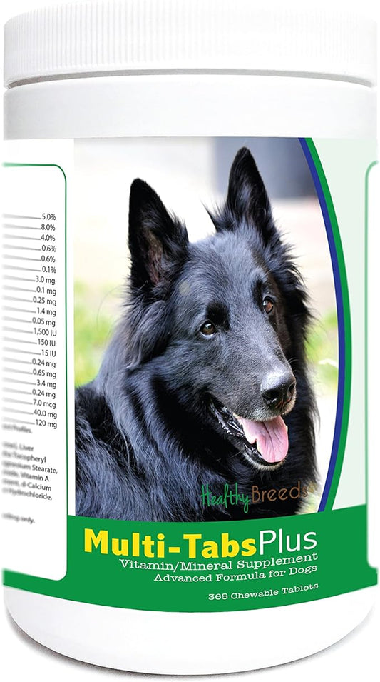 Healthy Breeds Belgian Sheepdog Multi-Tabs Plus Chewable Tablets 365 Count
