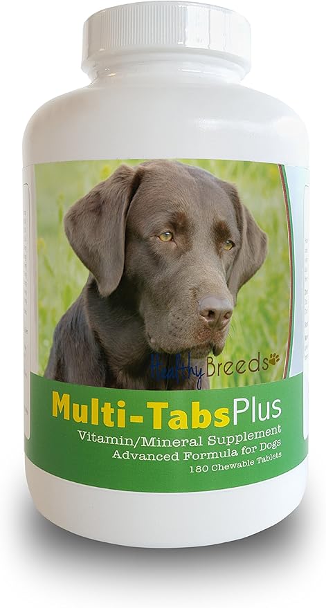 Healthy Breeds Labrador Retriever Multi-Tabs Plus Chewable Tablets 180 Count