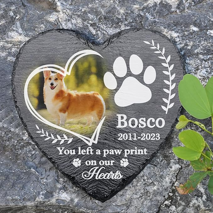 Loss of Dog Sympathy Gifts, Personalized Pet Memorial Gifts, Cat Sympathy Gifts, Pet Loss Gifts for Dog Lovers, Pet Memorial Stone, Dog Grave Headstone, Pet Loss Gifts, Dog Bereavement Gifts