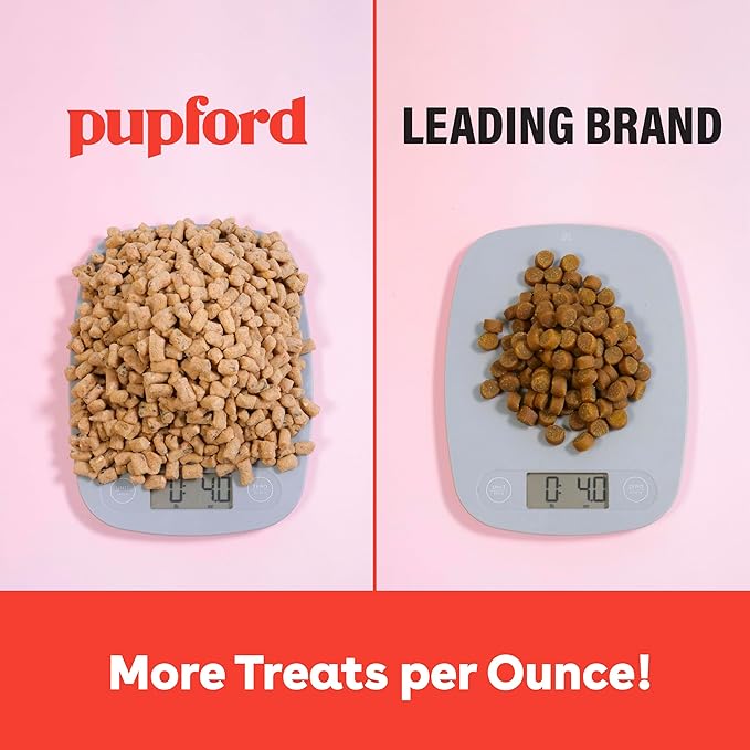 Pupford Freeze Dried Training Treats for Dogs & Puppies, 240+ Four Ingredient Bites (Duck & Veggies, 5 oz)