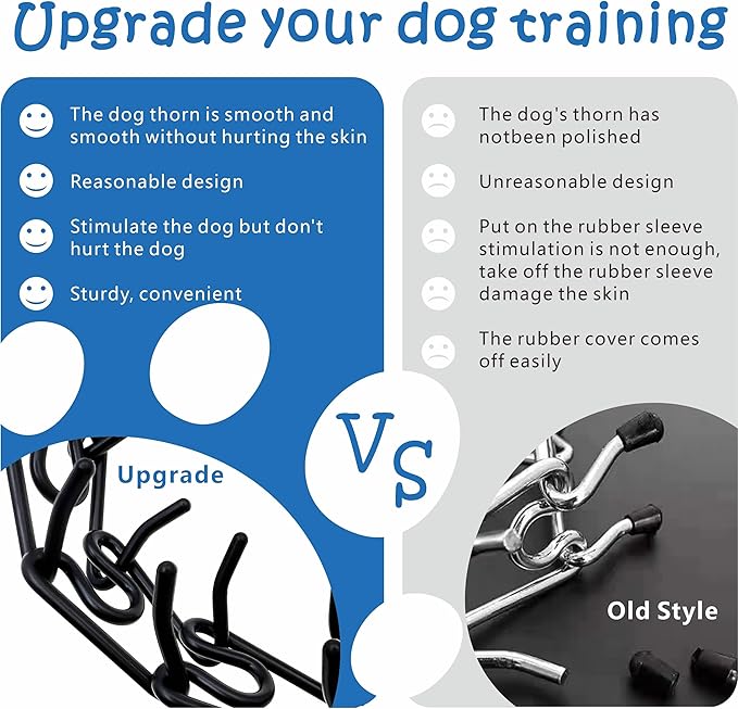 Adjustable Dog Ｎo Pull Ｃollar for Small Medium Large Dogs (Silver, L)