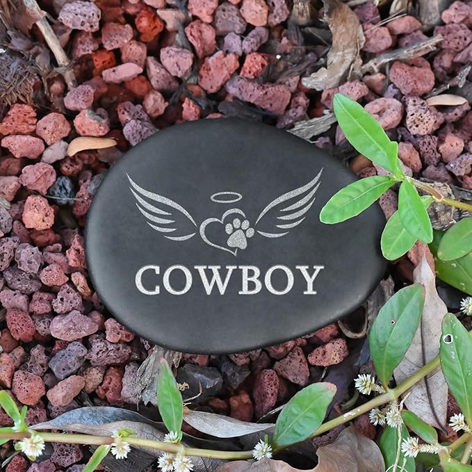 Pet Memorial Gifts - Pet Memorial Stones - Cat Sympathy Gifts - Pet Loss Gifts - Loss of Dog Gift - Dog Remembrance Gift - Cat Bereavement Gifts - in Memory of Dog - Dog Memorial Stone