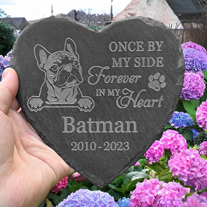 French Bulldog Memorial Gifts, French Bulldog Memorial Stone, French Bulldog Keepsake, in Loving Memory French Bulldog