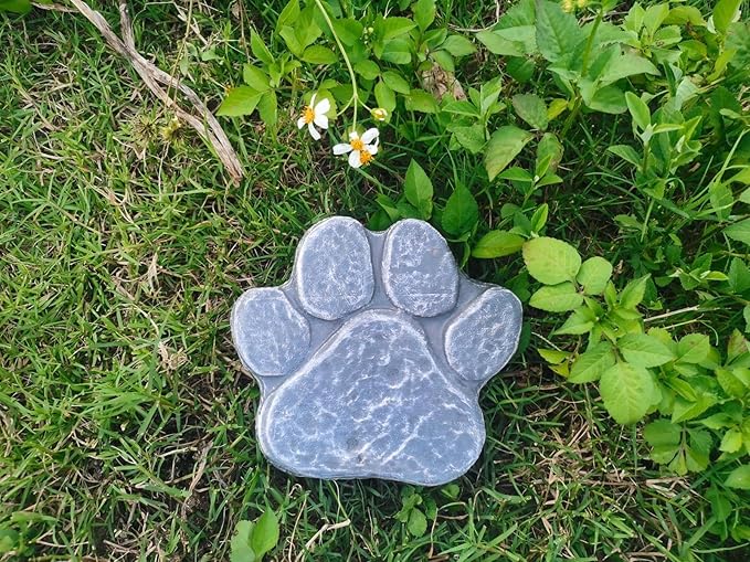Personalized Dog Memorial Stones - Heartfelt Pet Memorial Stones for Dogs - Custom Dog Memorial Gifts - Eternal Garden Remembrance Stones for Beloved Pets - Engraved Sympathy Stones,Rock gray