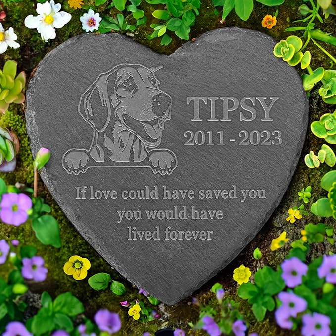 Personalized Foxhound Memorial, Foxhound Dog Memorial Stone, Loss of Foxhound, Foxhound Keepsake, in Loving Memory Foxhound