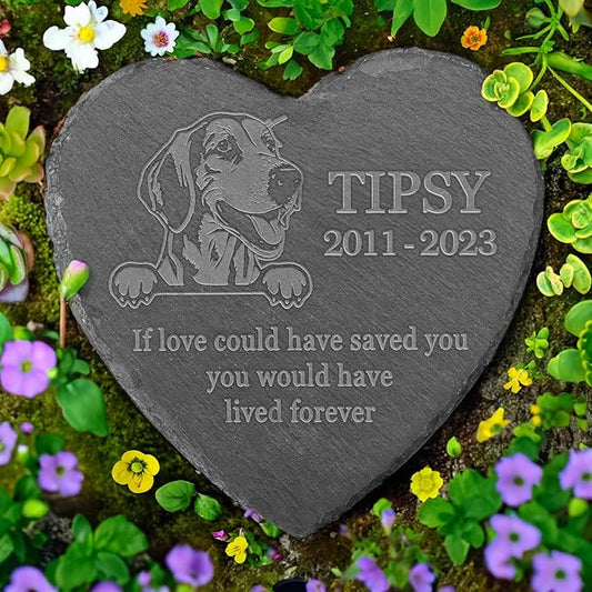 Personalized Foxhound Memorial, Foxhound Dog Memorial Stone, Loss of Foxhound, Foxhound Keepsake, in Loving Memory Foxhound