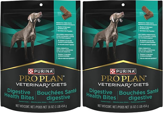 Pro Plan Veterinary Diets Purina Digestive Health Bites Dog Treat Chews - 16 oz. Pouch (Pack of 2)