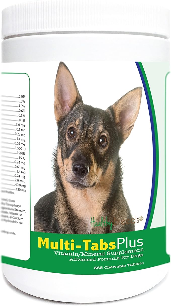 Healthy Breeds Swedish Vallhund Multi-Tabs Plus Chewable Tablets 365 Count