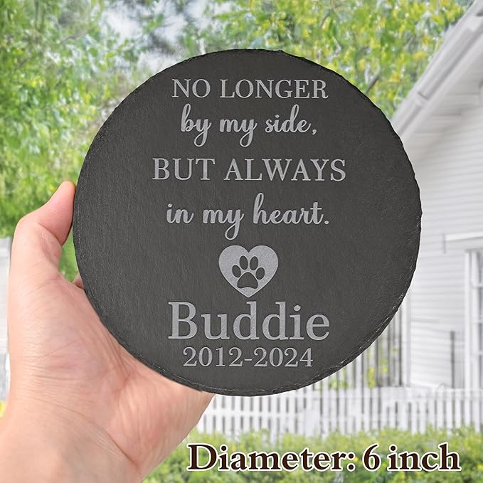 Pet Memorial Gift, Pet Memorial Stone, Sympathy Gift, Personalized Pet Memorial, Memorial Gift, Dog Memorial, Cat Memorial, Memorial Stone - Always in My Heart
