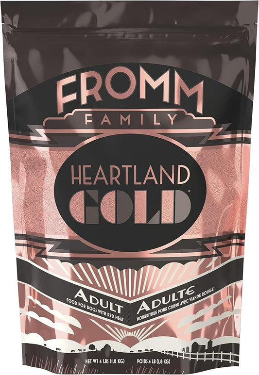 Fromm Heartland Gold Adult Premium Dry Dog Food - Beef Recipe - 4 lb