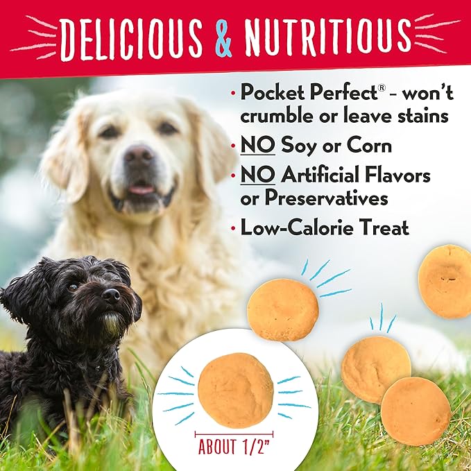 Charlee Bear Original Crunch Dog Training Treats, Liver Flavor, 3 Calories Each, Low Calorie Natural Rewards for Puppies to Adult Dogs, Made in USA, 16 oz (2-Pack)