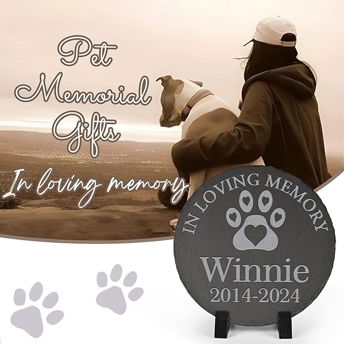 Pet Memorial Gift, Pet Memorial Stone, Sympathy Gift, Personalized Pet Memorial, Memorial Gift, Dog Memorial, Cat Memorial, Memorial Stone - in Loving Memory