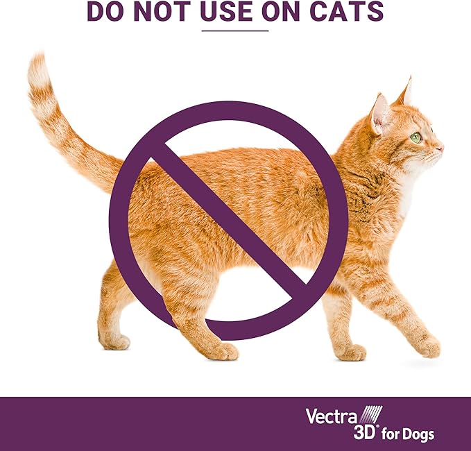 Vectra 3D for Dogs Flea, Tick & Mosquito Treatment & Prevention for Small Dogs (11 – 20 lbs) , 6 month supply