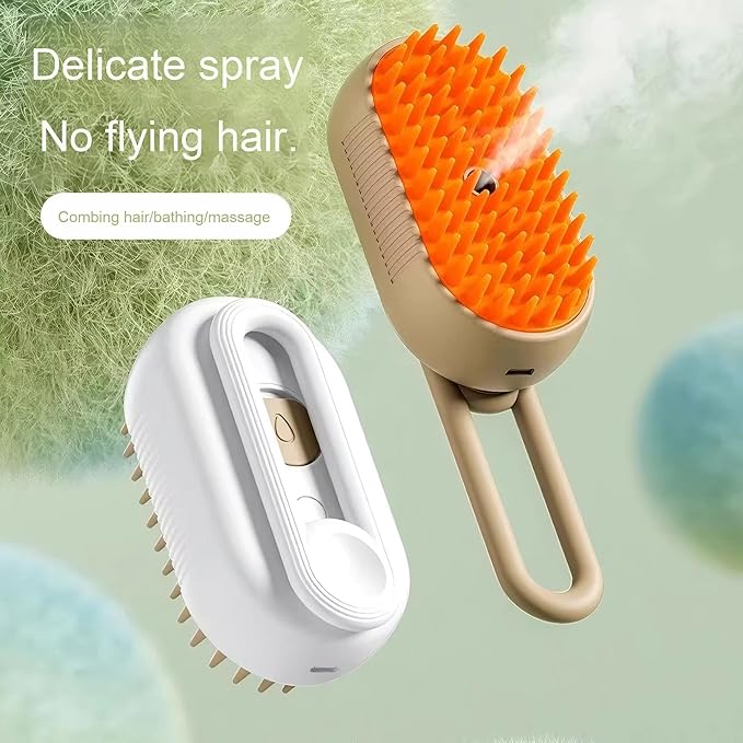 Set of 3 Pet Grooming Combs 2025– Brushes for Dogs and Cats – Hair Removal, Massage & Detangling – Non-Slip and Gentle on All Hair Types