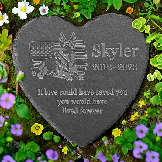 Personalized German Shepherd Memorial, German Shepherd Dog Memorial Stone, Loss of German Shepherd, German Shepherd Keepsake, in Memory of German Shepherd
