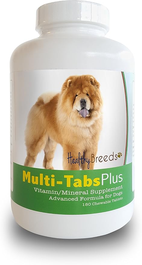 Healthy Breeds Chow Chow Multi-Tabs Plus Chewable Tablets 180 Count