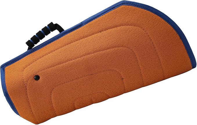 Morezi Dog Bite Sleeve Training Protection, Heavy Duty Nylon Durable, Fit Pit Bull German Shepherd Malinois, Puppy Small Dogs Training Biting Tugging War Toy - Orange