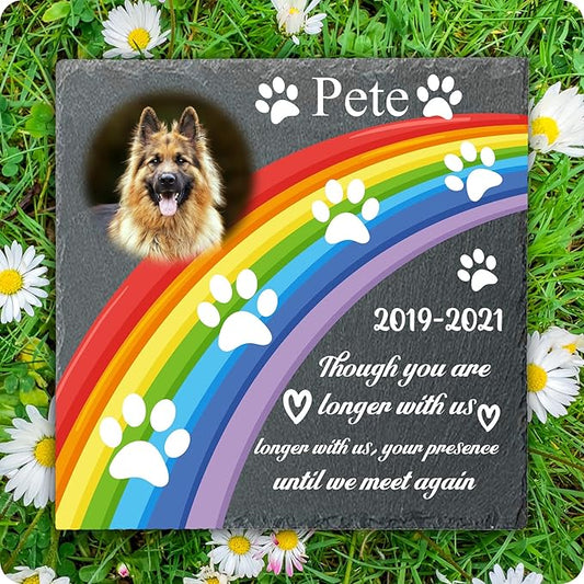 Memorial Gifts for Loss of Dog Custom Dog Memorial Stone, Pet Memorial Gifts, Pet Memorial Stones, Cemetery Decorations for Graves, Cat Memorial Gifts