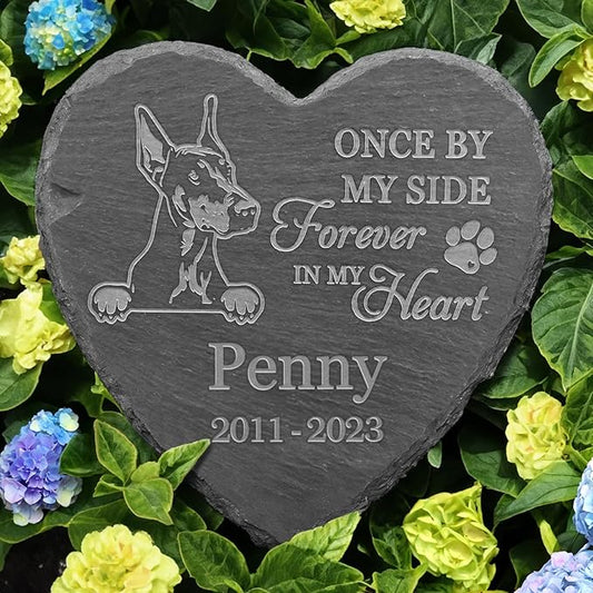 Dobermann Memorial Gifts, Dobermann Memorial Stone, Dobermann Keepsake, in Loving Memory Dobermann
