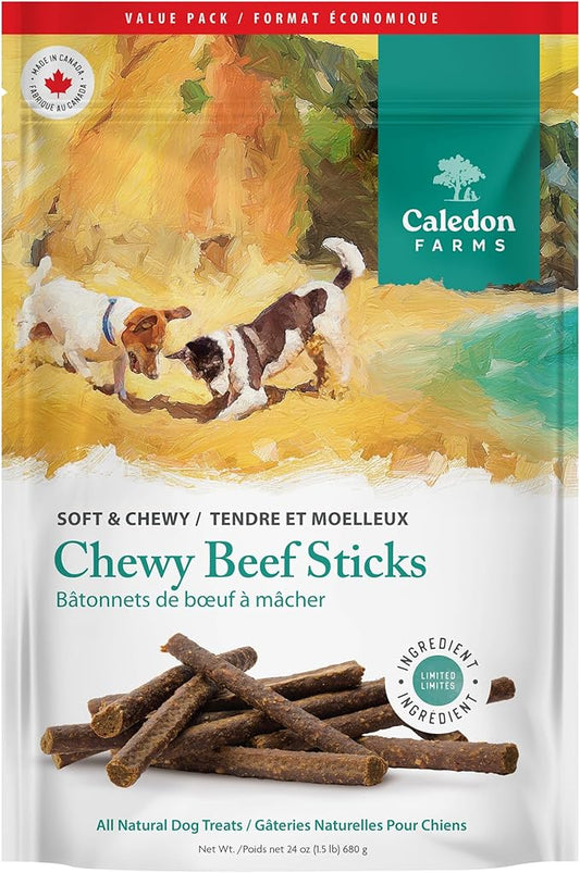 Caledon Farms Value Pack Chewy Beef Sticks,680G/24OZ