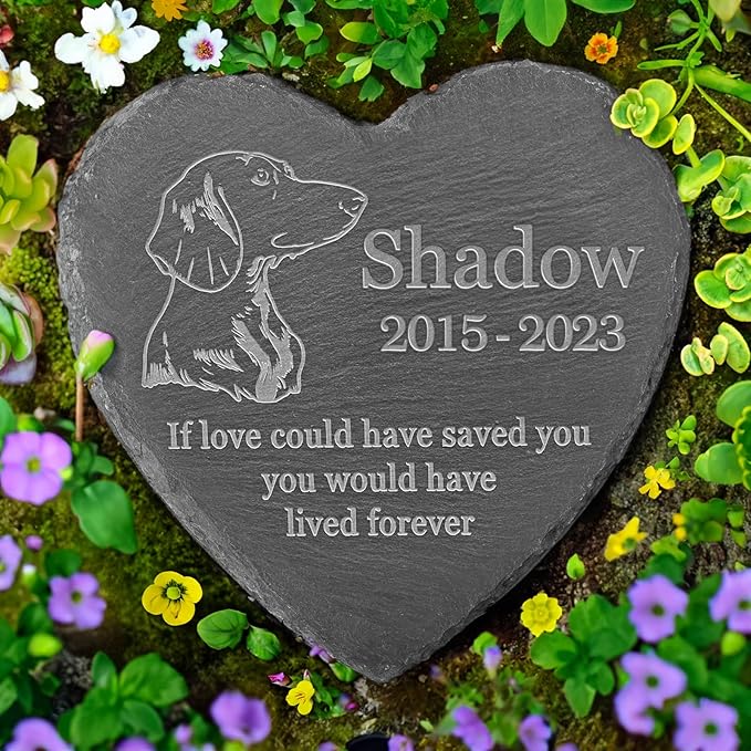 Personalized Dachshund Memorial, Dachshund Dog Memorial Stone, Loss of Dachshund, Dachshund Keepsake, in Loving Memory Dachshund