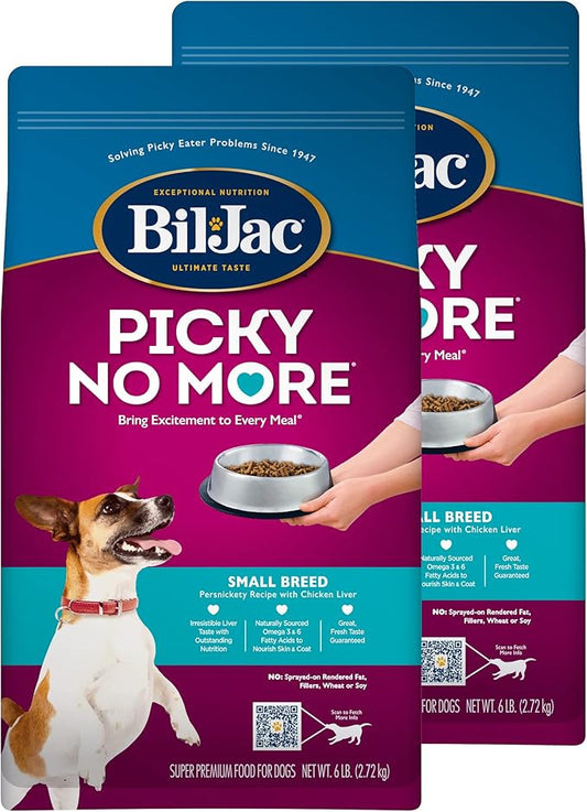 Bil-Jac Picky No More Small Breed Dry Dog Food, 6 lb (2 Pack)