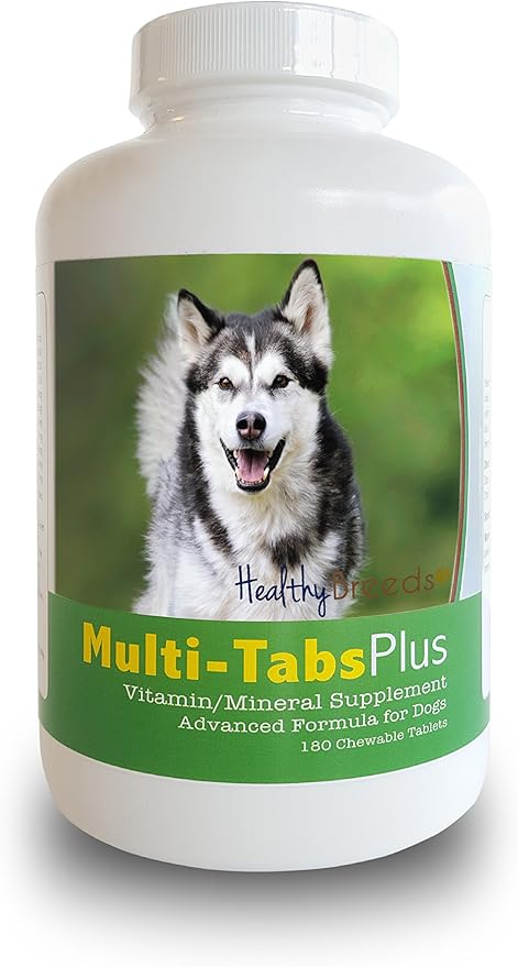 Healthy Breeds Alaskan Malamute Multi-Tabs Plus Chewable Tablets 180 Count