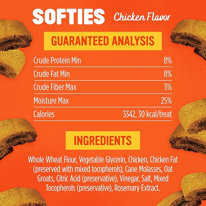 Blue Dog Bakery Softies, Soft & Chewy Chicken Dog Treats, Medium Size, Healthy Treats, All Natural Ingredients,10 oz (Pack of 1)